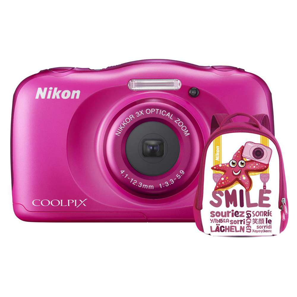 Oceaan wet Lenen Nikon Coolpix W100 Waterproof Camera - Pink + Backpack Kit | Park Cameras