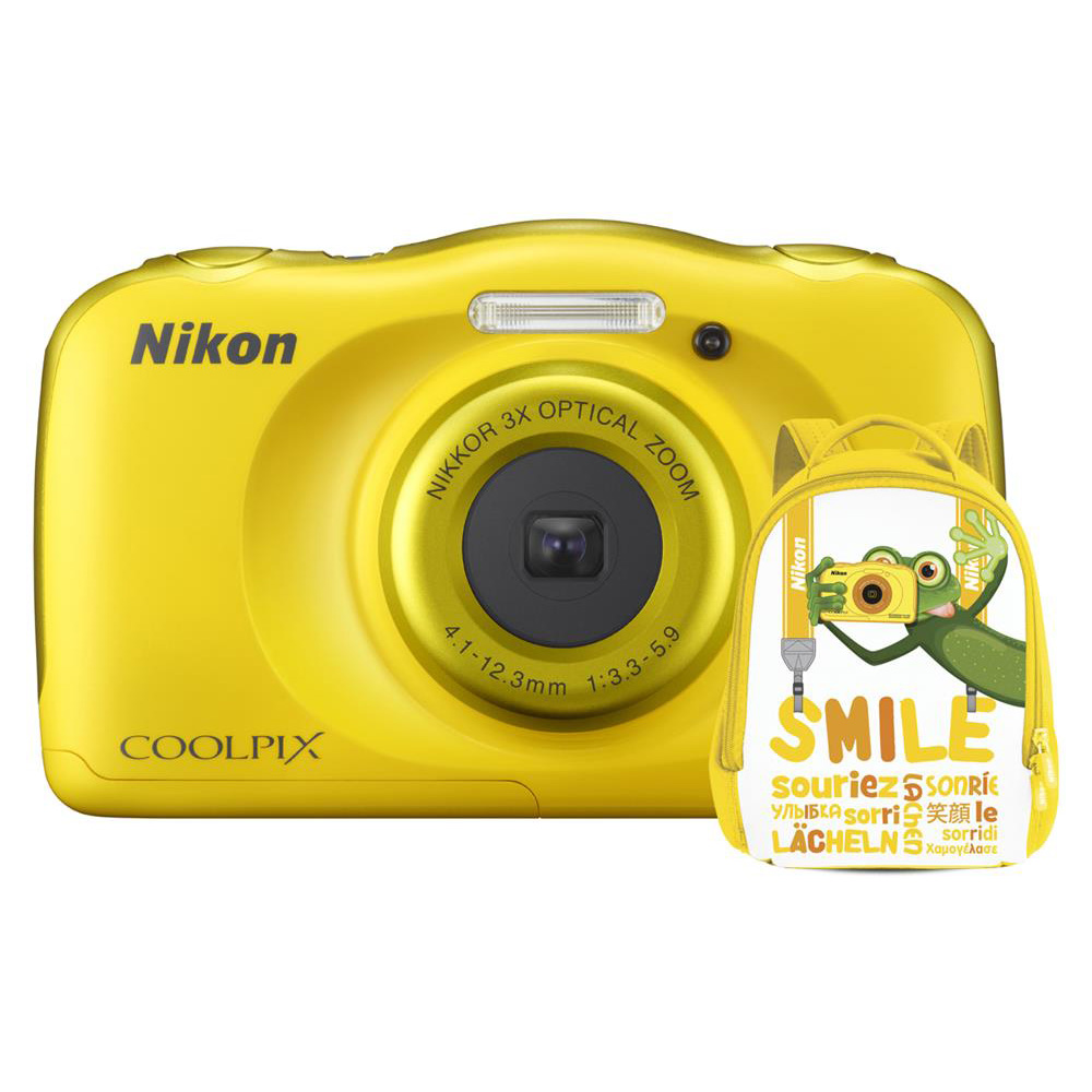 boksen verantwoordelijkheid vergeven Nikon Coolpix W100 Waterproof Camera - Yellow + Backpack Kit | Park Cameras