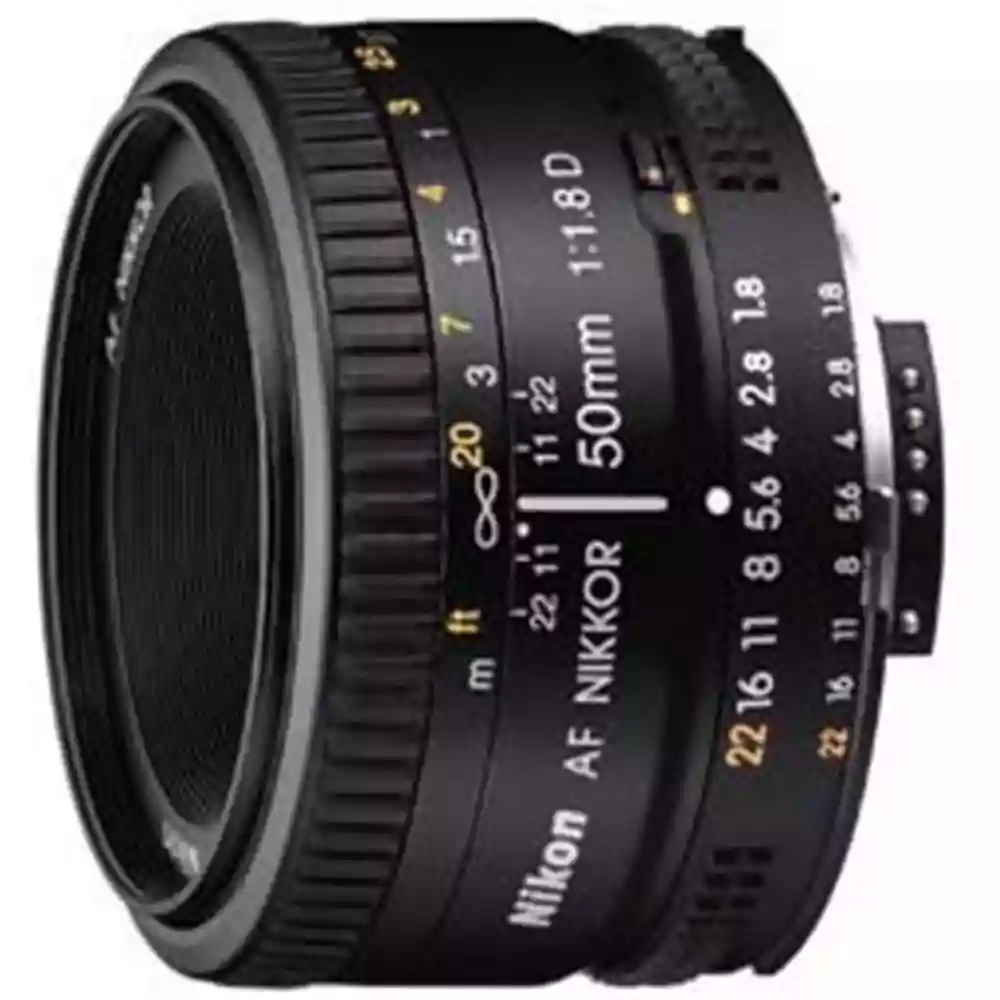 Nikon AF Nikkor 50mm f/1.8D Standard Prime Lens