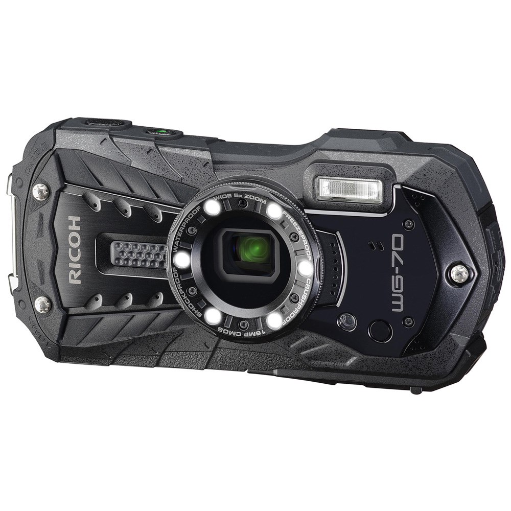 Ricoh WG-70 Waterproof Rugged Camera Black | Park Camera | Park Cameras