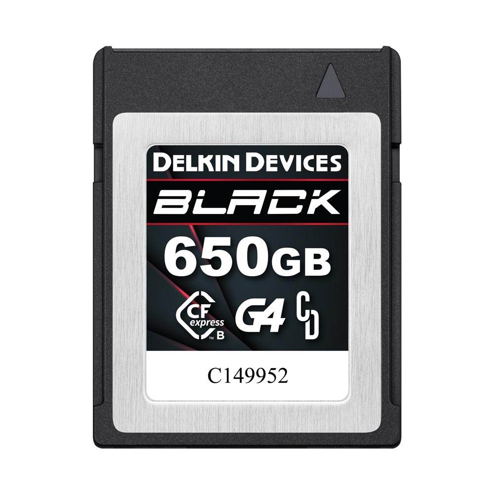 Delkin Devices 650GB 1800MB/s Black CFexpress Type B Memory Card