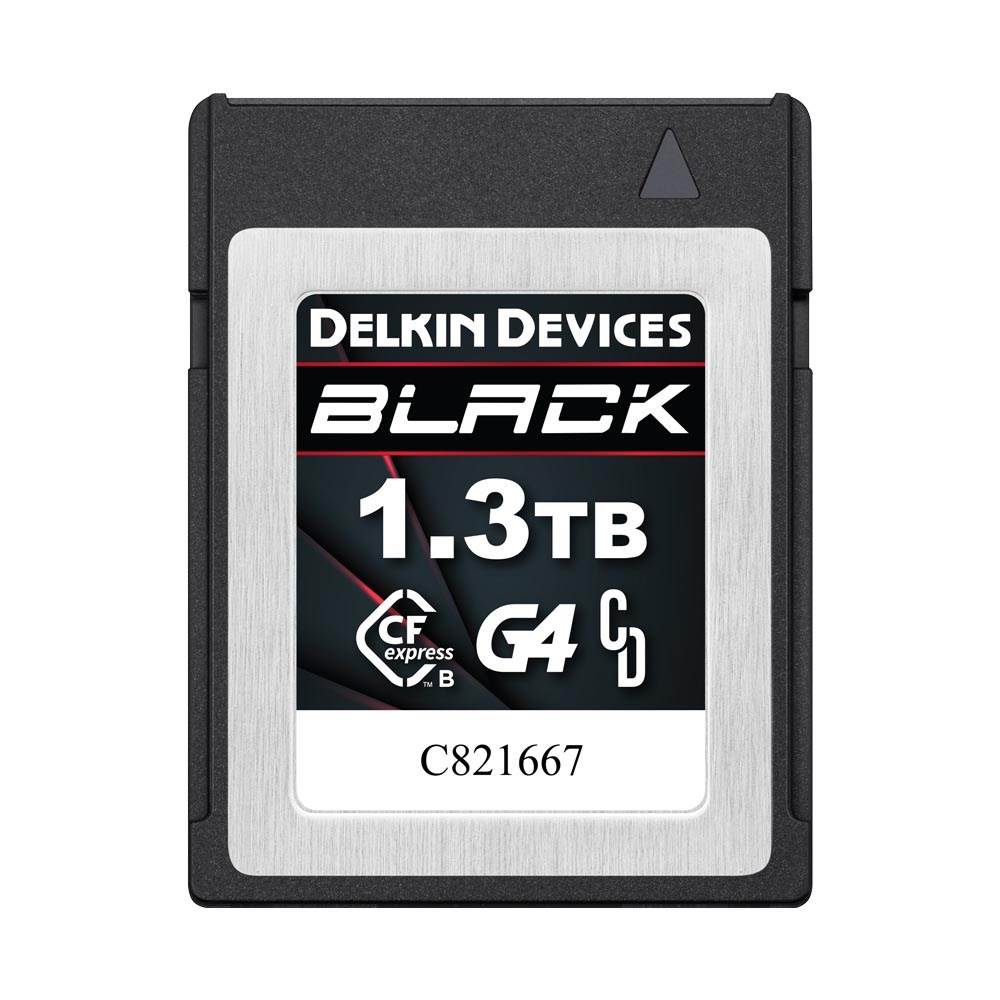 Delkin Devices 1.3TB 1800MB/s Black CFexpress Type B Memory Card