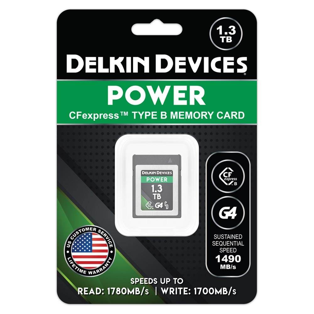 Delkin Devices 1.3TB CFexpress Type B Card | Park Cameras