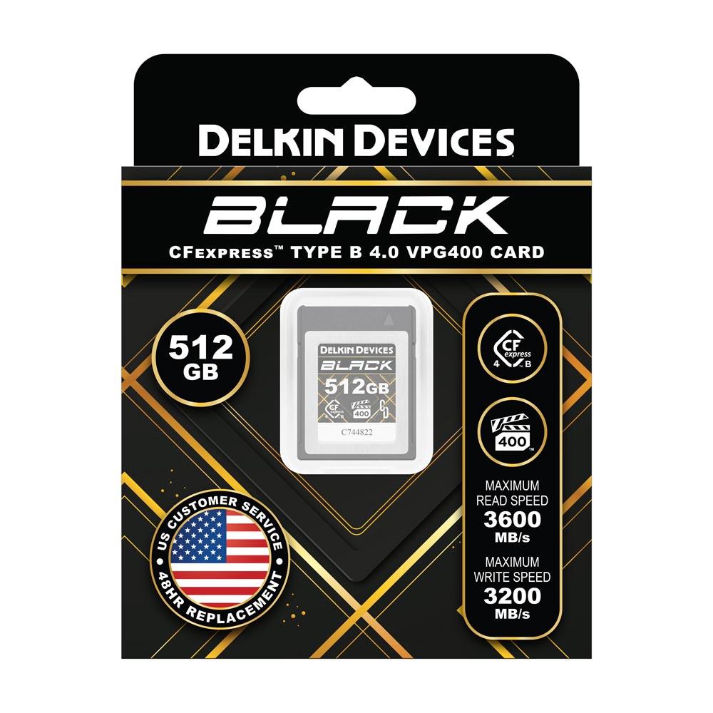 Delkin Black 512GB CFexpress Type B 4.0 Card | Park Cameras