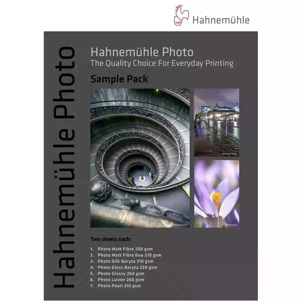 Hahnemuehle A4 Digital Photo Media Sample Pack