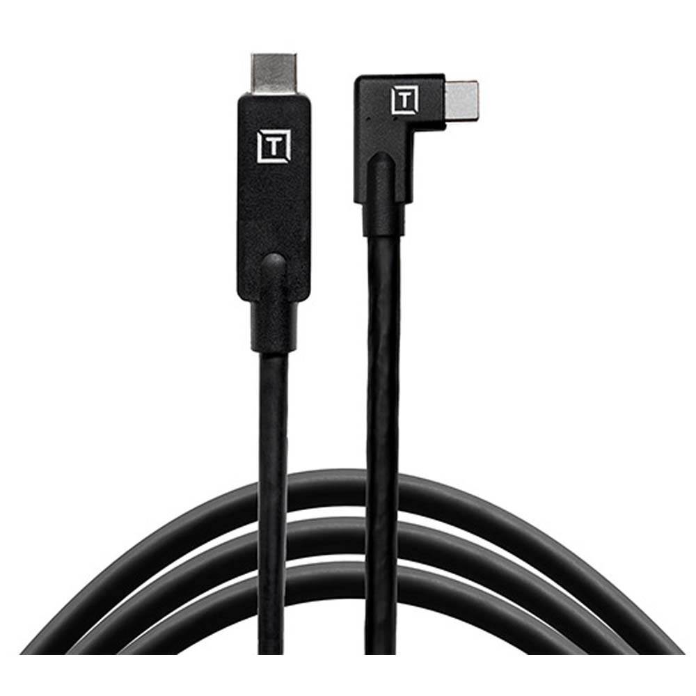 Tether Tools TetherPro USB-C to USB-C Right Angle Black 15’ (4.6m)