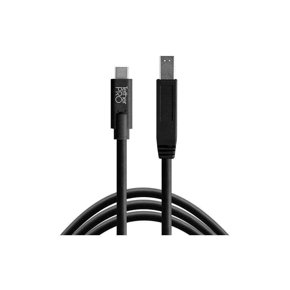Tether Tools TetherPro USB-C to 3.0 Male B 15 Foot 4.6m Black
