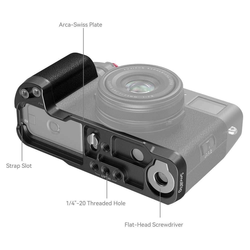 SmallRig L-Shape Handle for Fuji X100VI Black | Park Cameras