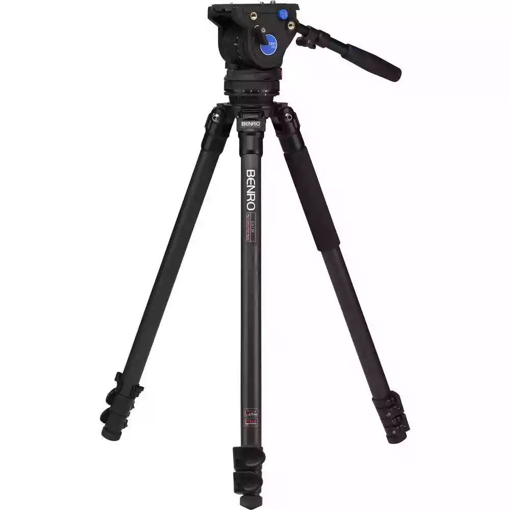 Benro C373F Series 3 CF Single Leg Video Tripod w BV6 Fluid Head Kit