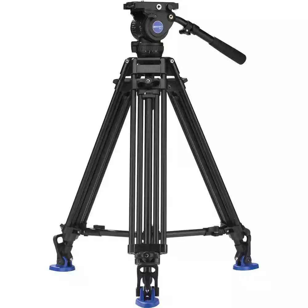 Benro Aluminium Twin Leg Video Tripod with BV8 Fluid Head Kit