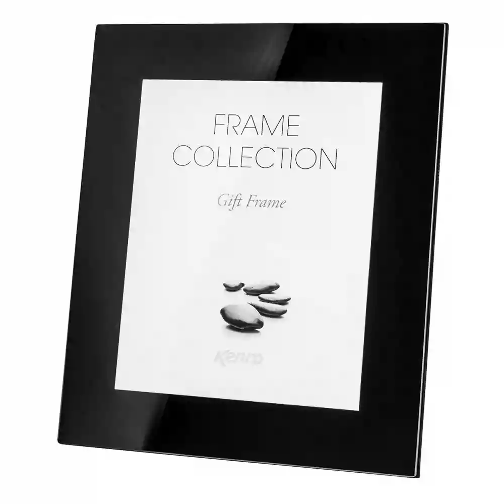 Kenro Black Glass 8x6 Frame