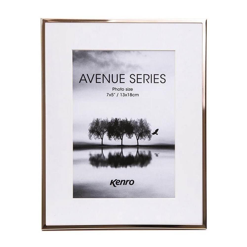 Kenro Avenue Frame 8x6 Rose Gold