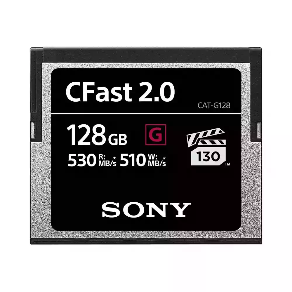 Sony CFast 2.0 128GB Read speed 530MB/s