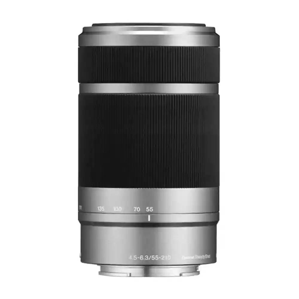 Sony E 55-210mm f/4.5-6.3 OSS Zoom Lens Silver