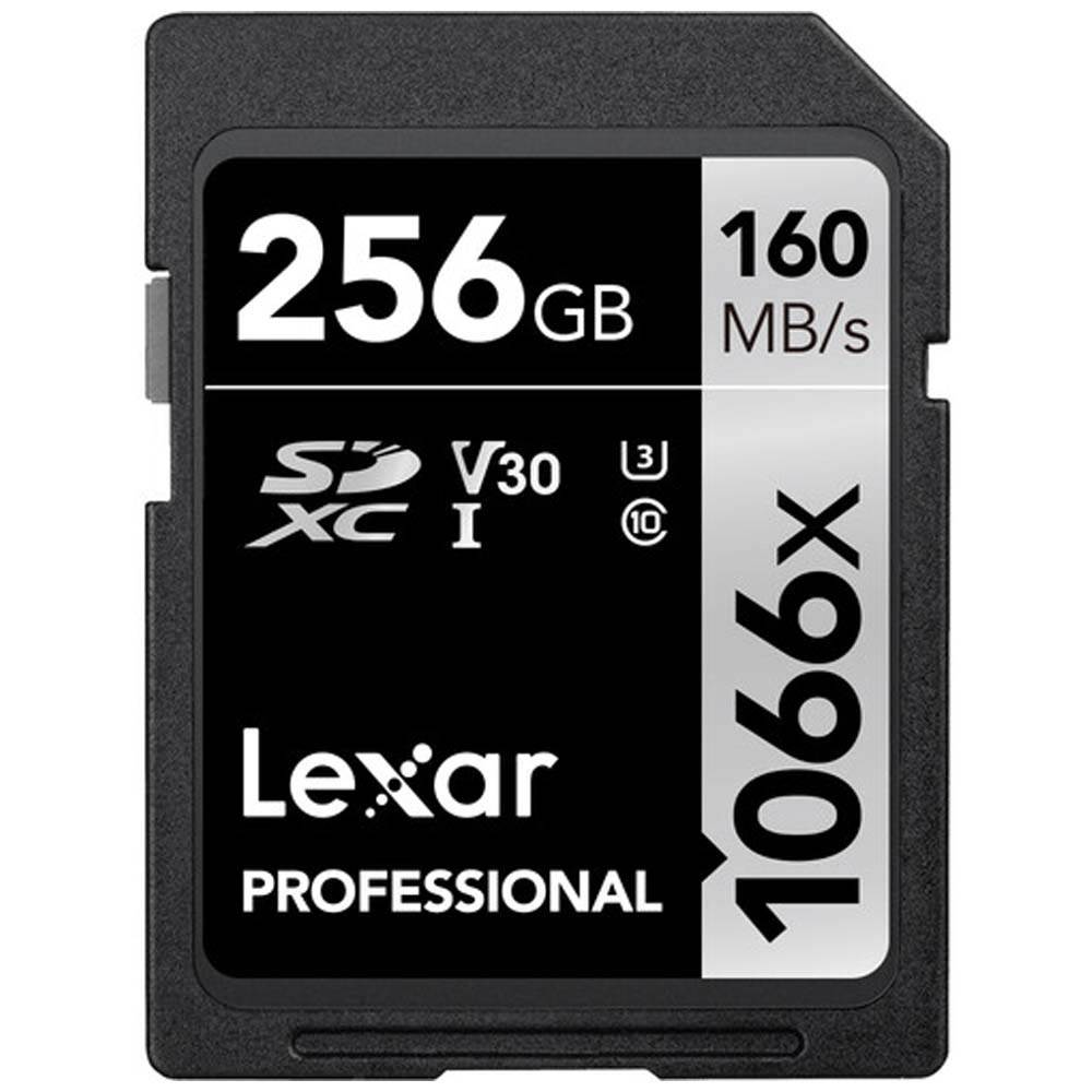 Lexar 256GB Professional 1066x UHS-I V30 SDXC Card Silver