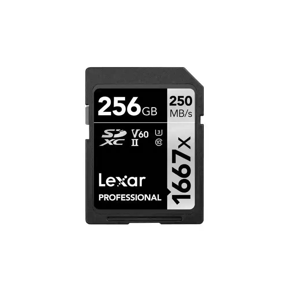 Lexar 256GB UHS-II SDXC 250MB/s 1667x