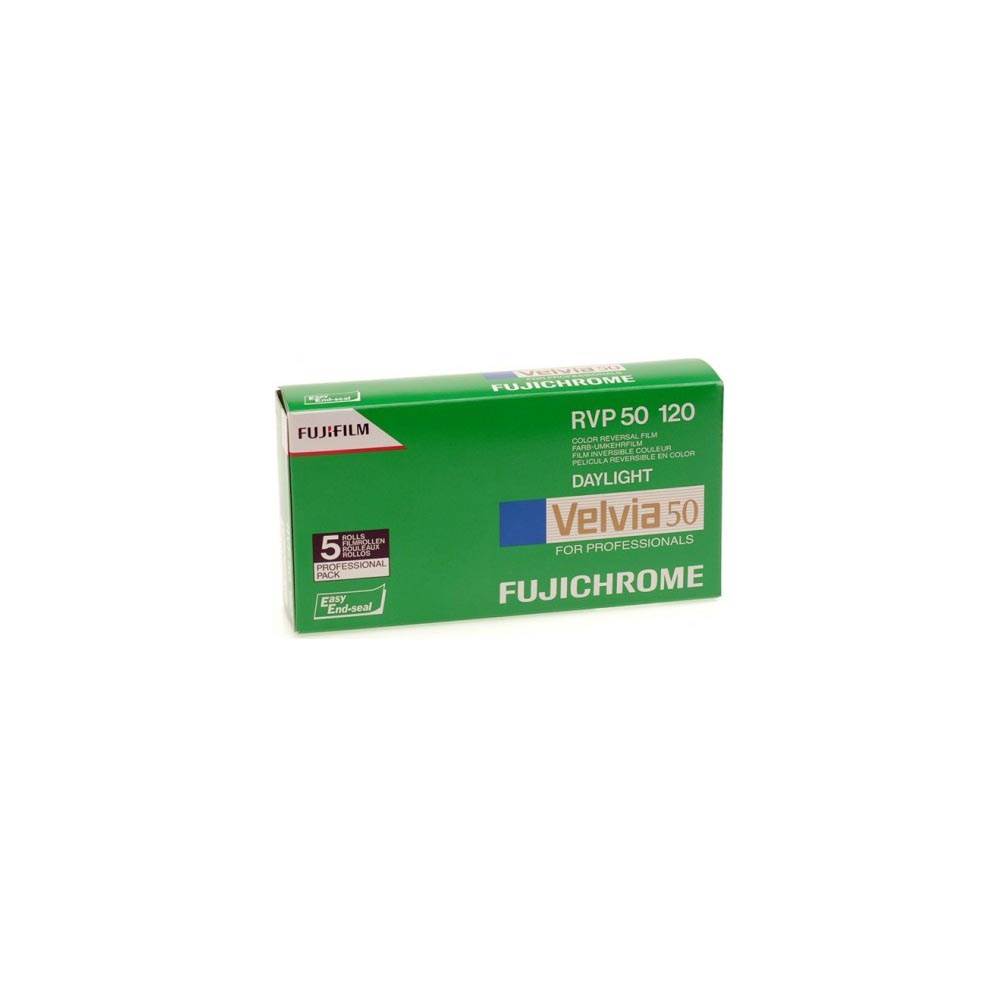 Fujichrome Velvia 50 120 x5 Pack