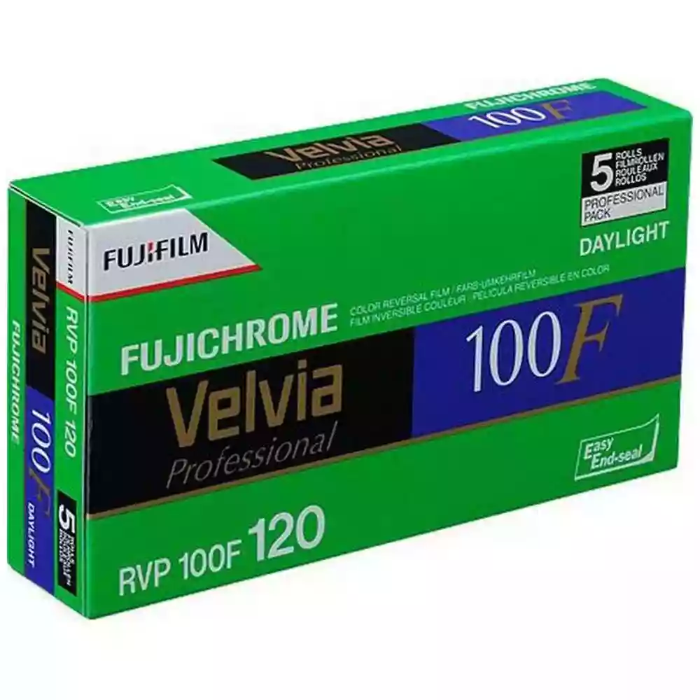 Fujichrome Velvia 100 RVP 120 (5 Pack)