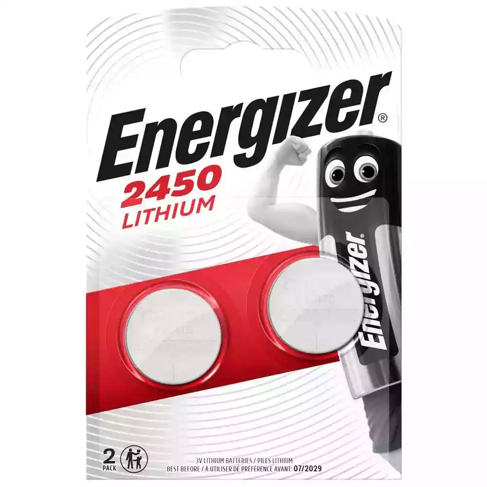Energizer CR2450 Lith Battery (2 Pack)
