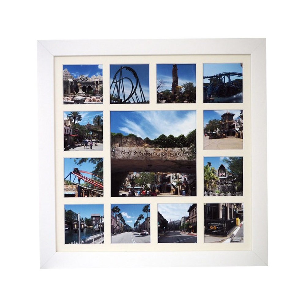 Frost White Instagram Frame With Montage Park Cameras