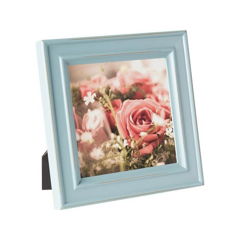 Paloma Distressed Teal 4x4 Square Frame