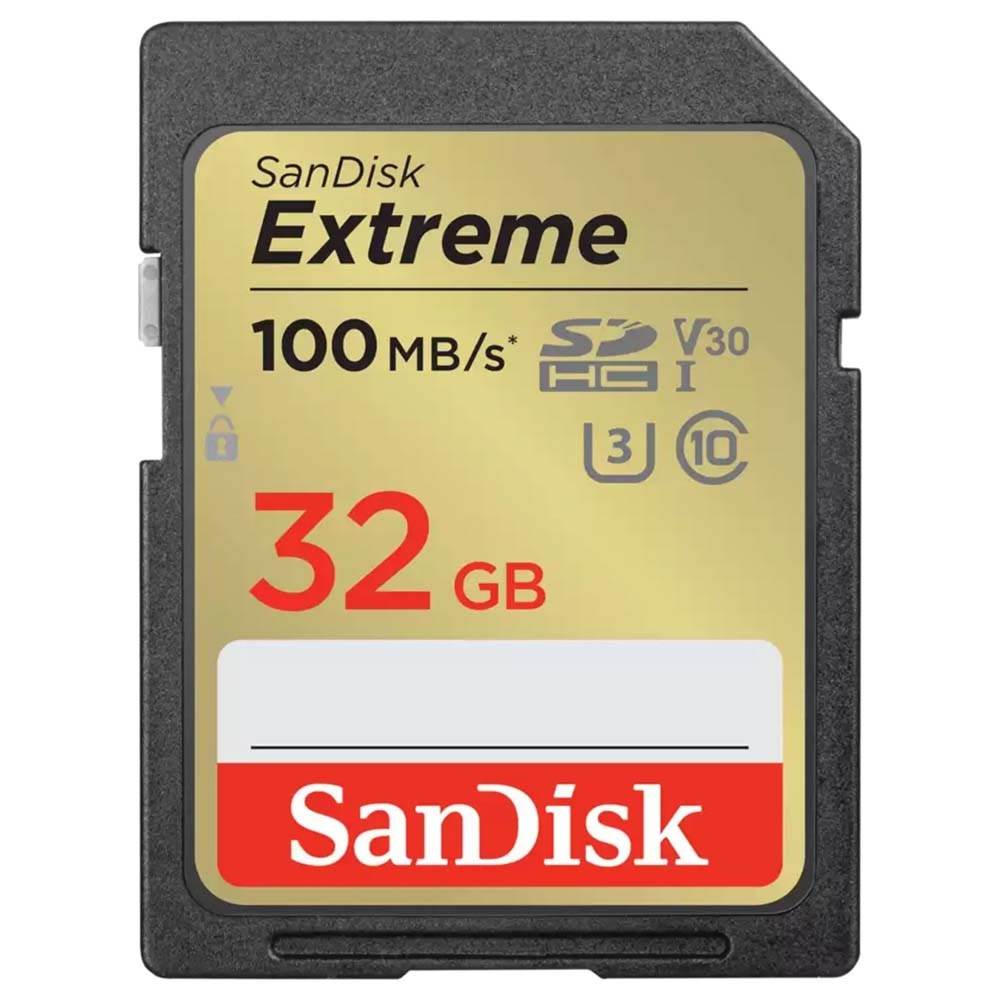 SanDisk 32GB Extreme 100MB/s UHS-I SDHC Memory Card Twin Pack