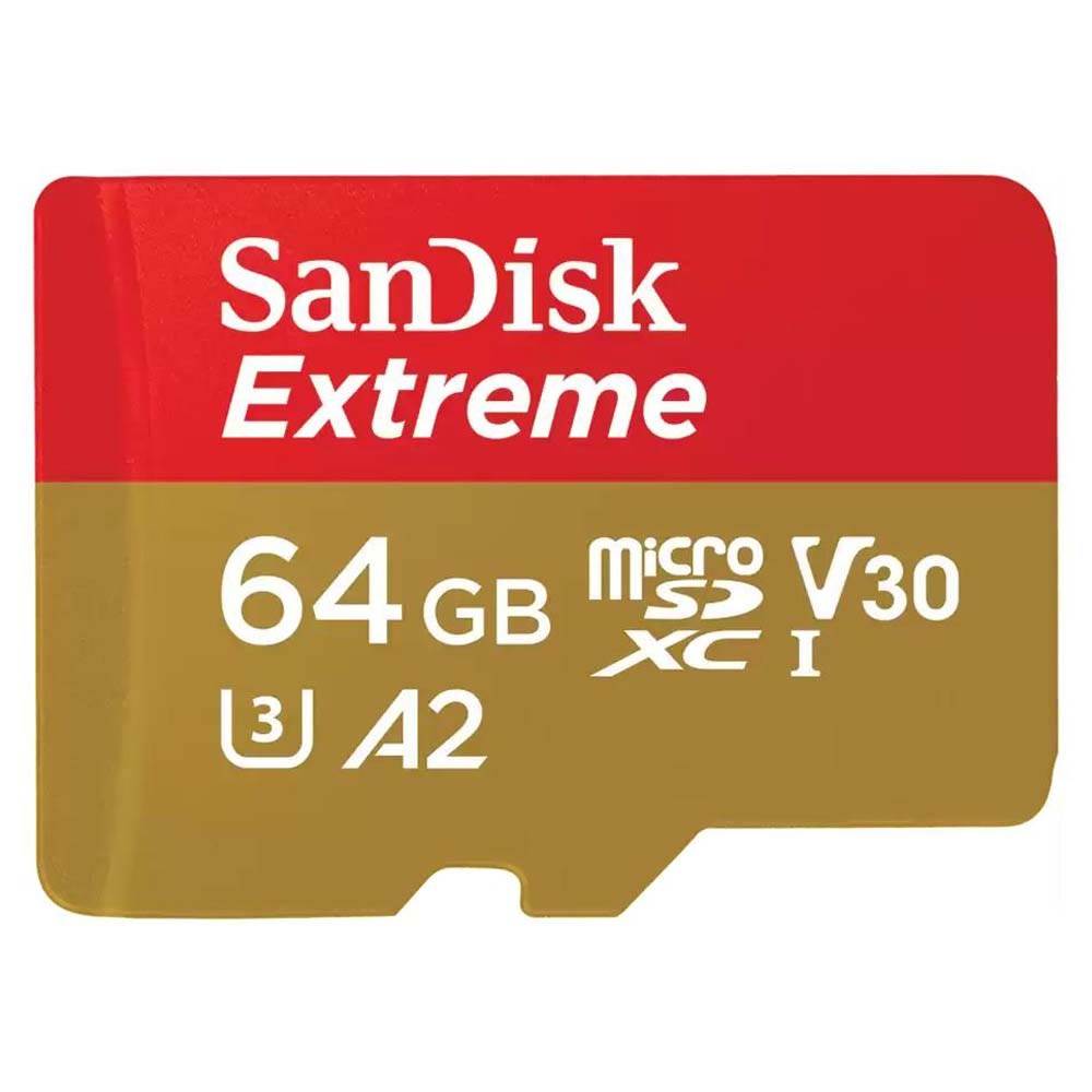 SanDisk 64GB Extreme 170MB/s A2 UHS-I microSDXC Card with SD Adapter