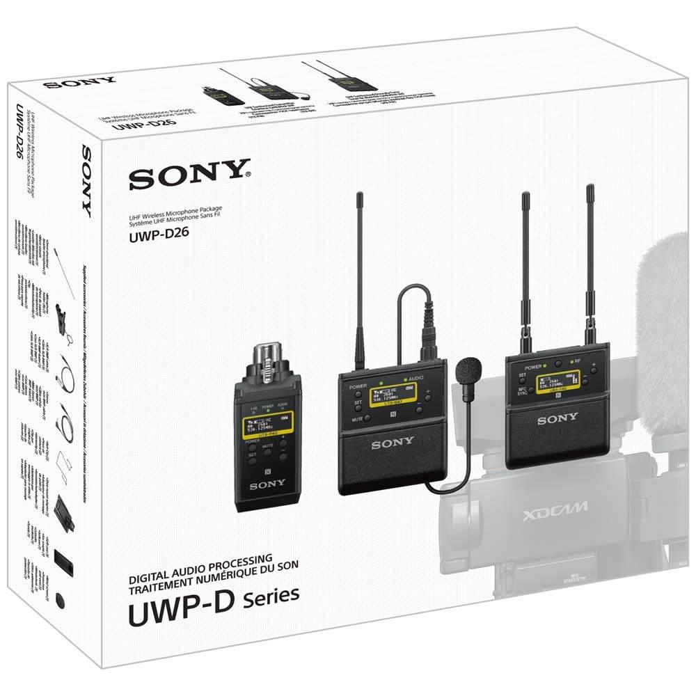 Sony UWP D26 K33 Plug On Wireless Mic Kit Park Cameras