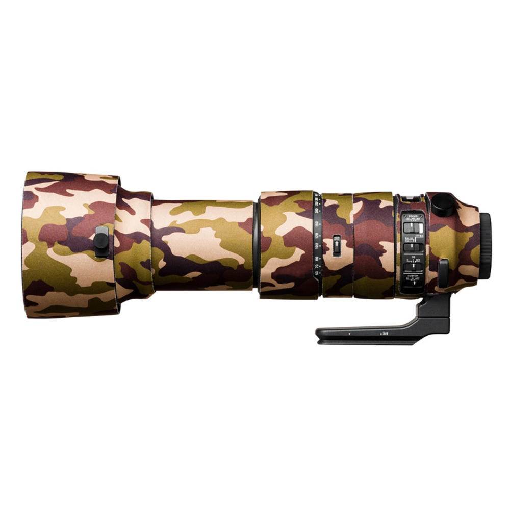 Easy Cover Lens Oak for Sigma 60-600mm f4.5-6.3 DG OS HSM Sport Brown Camouflage