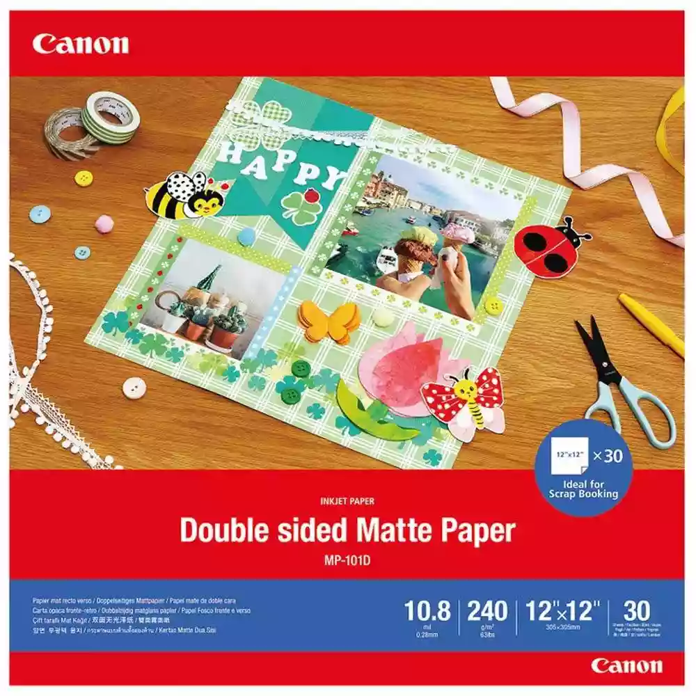 Canon MP-101D Double-sided Matte Paper 12x12 inch 30 sheets
