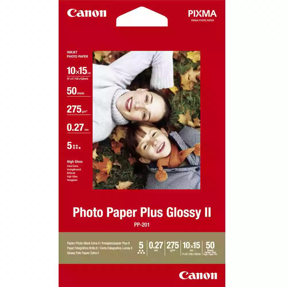 Canon PP-201 4x6 Plus Glossy II Photo Paper