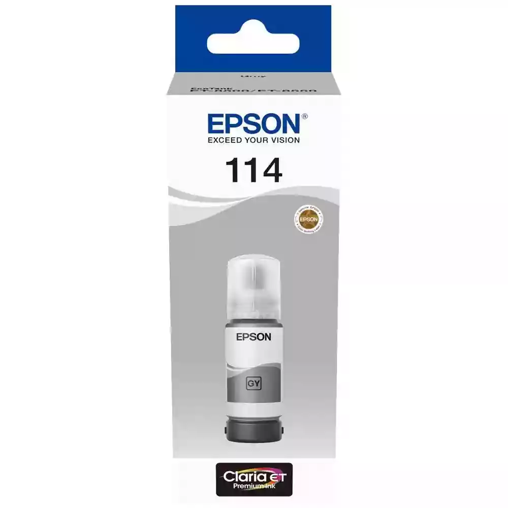 Epson 114 EcoTank Grey Ink Bottle 70ml