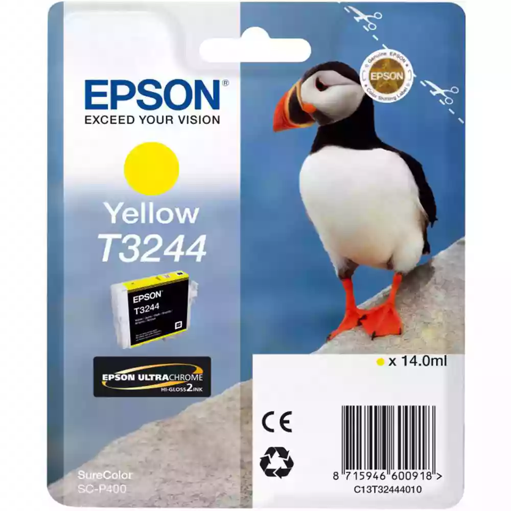 Epson Puffin T3244 Yellow Ink Cartridge for Epson SC-P400