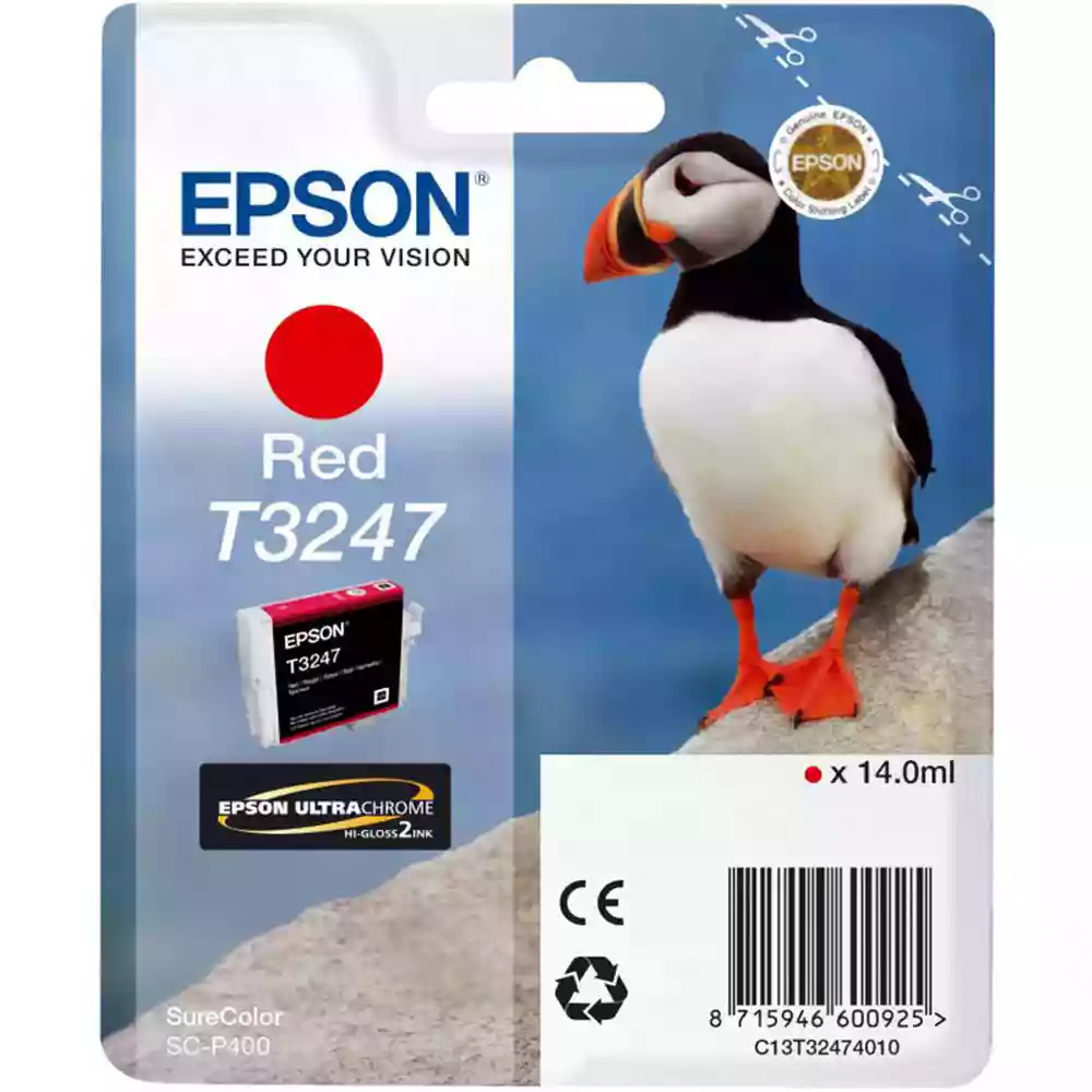 Epson Puffin T3247 Red Ink Cartridge for Epson SC-P400