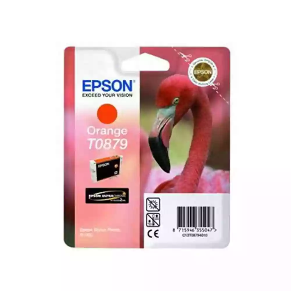 Epson Flamingo T0879 Orange Ink for R1900