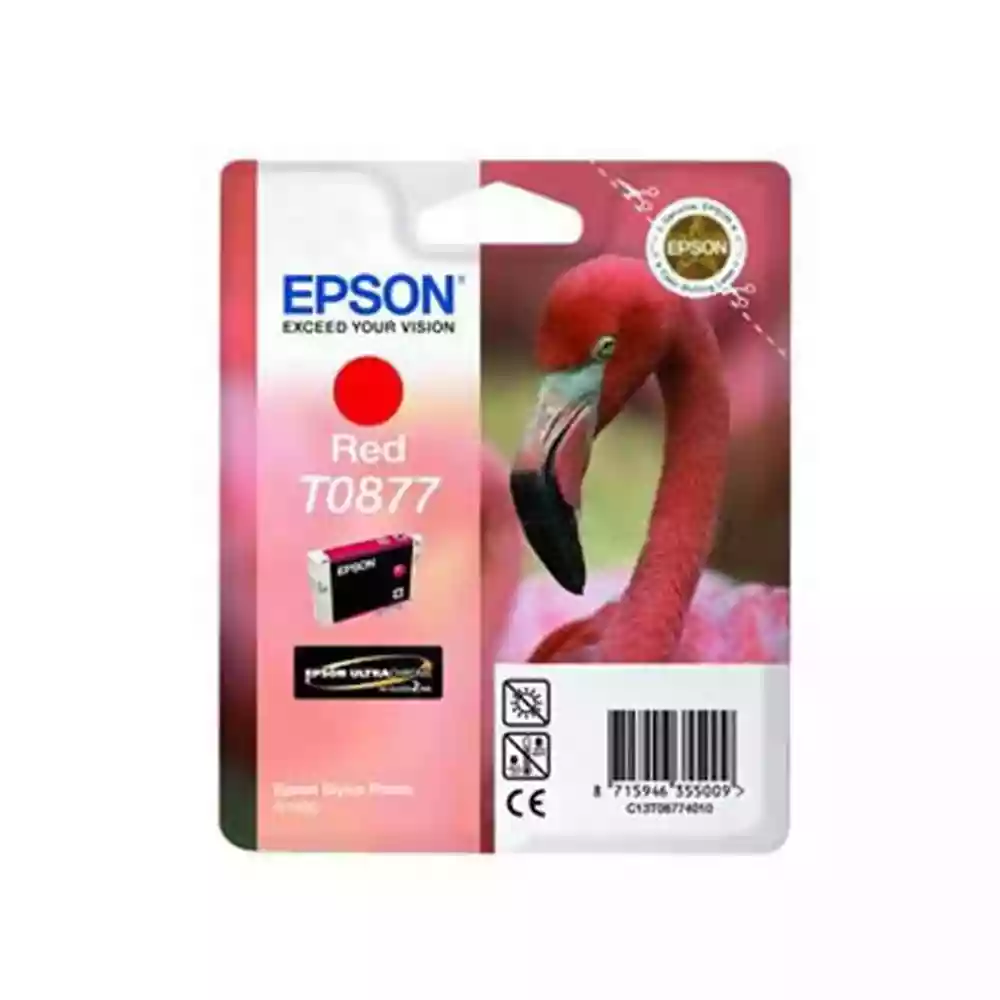 Epson Flamingo T0877 Red Ink for R1900