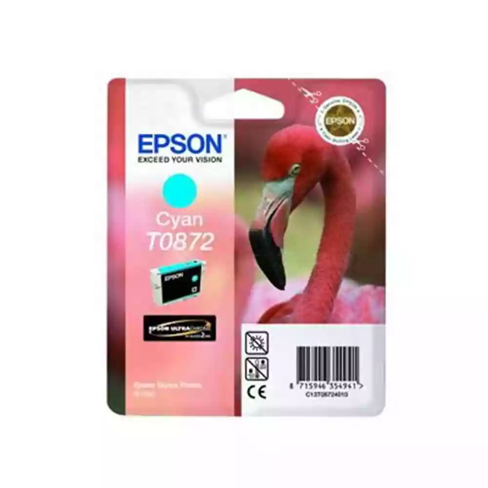 Epson Flamingo T0872 Cyan Ink for R1900