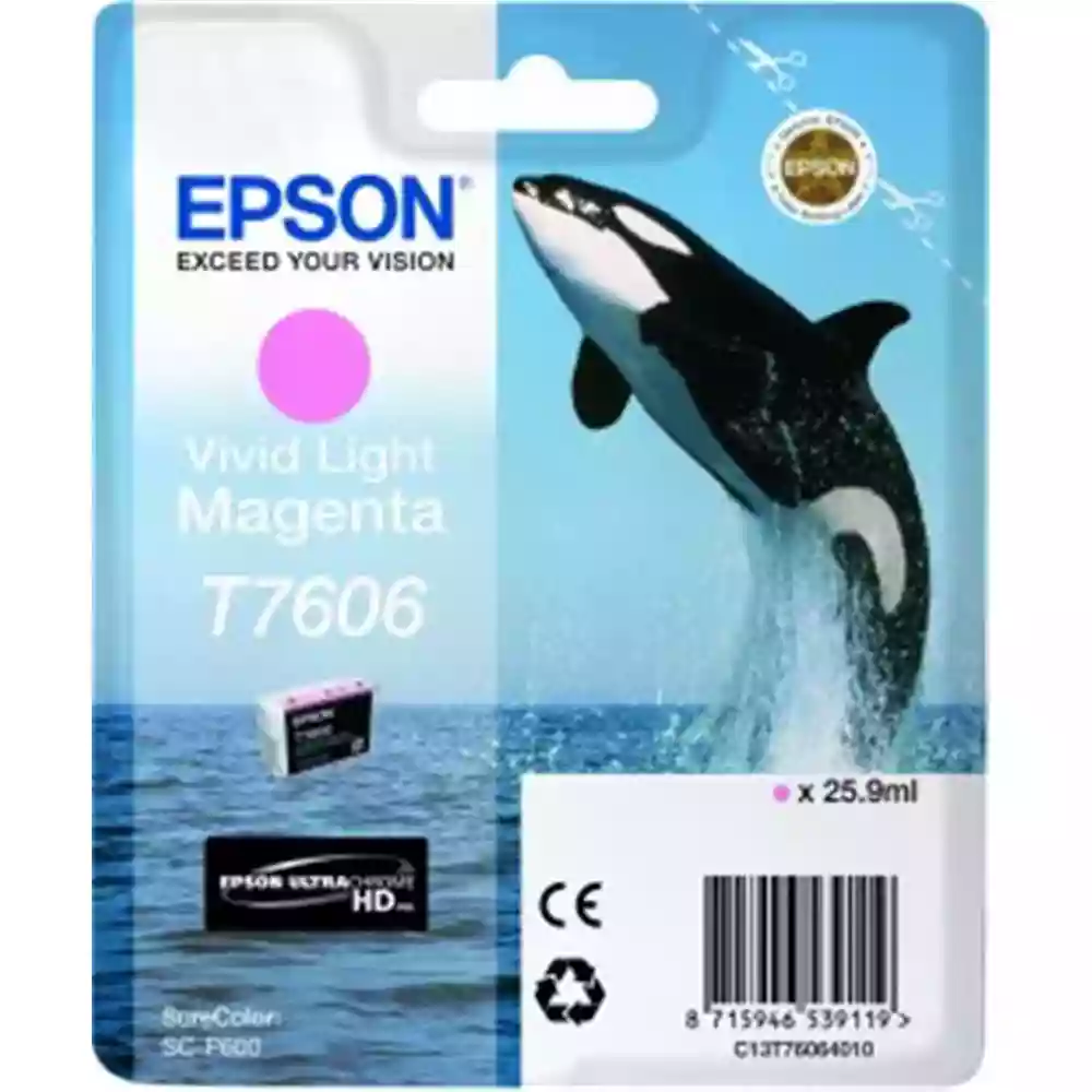 Epson Whale T7606 Vivid Light Magenta