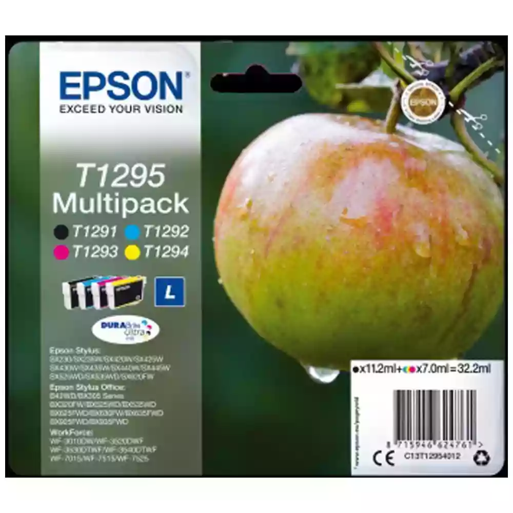 Epson Apple T1295 4 Colour Ink BK