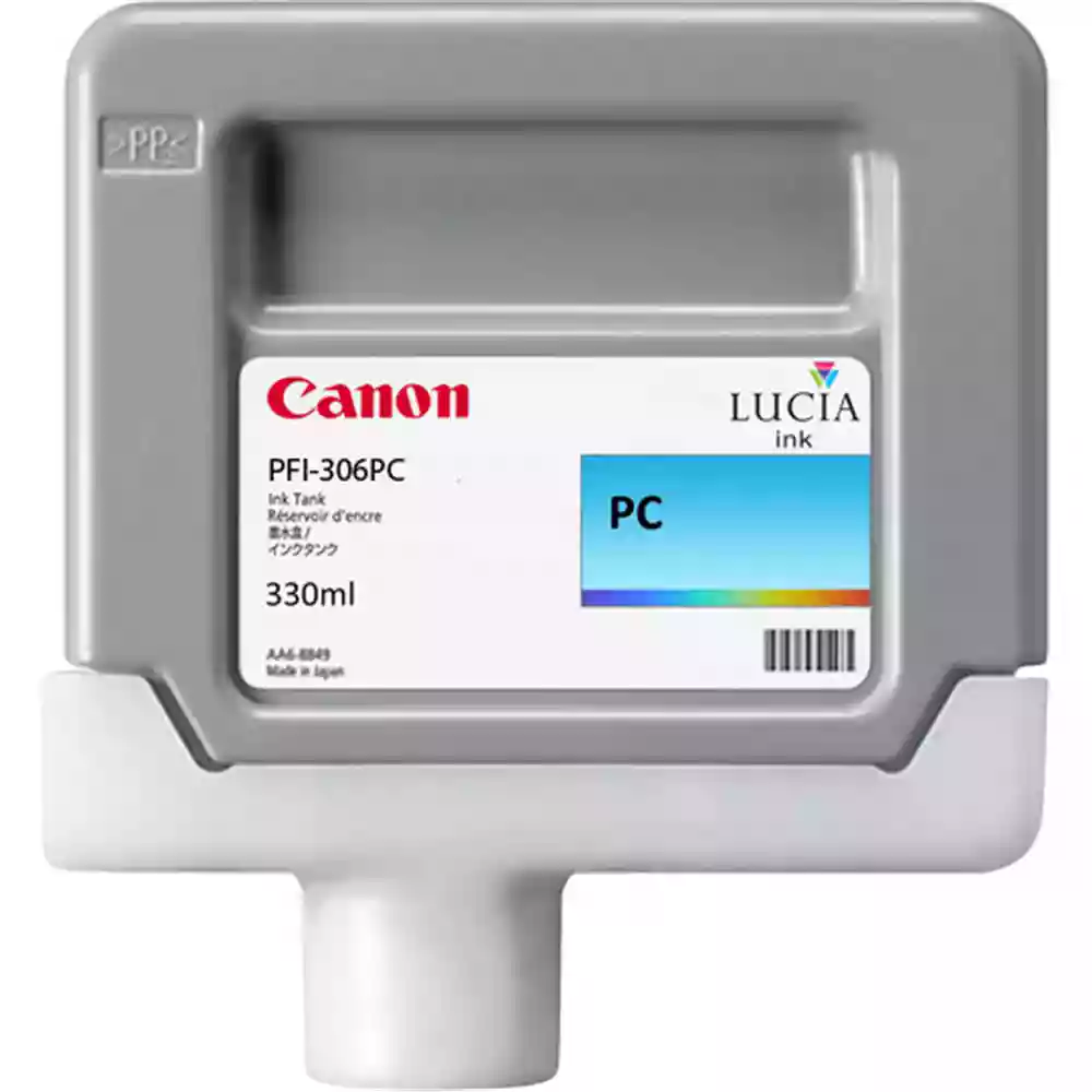 Canon PFI-306PC Photo Cyan Pigment Ink Tank Cartridge - 330ml