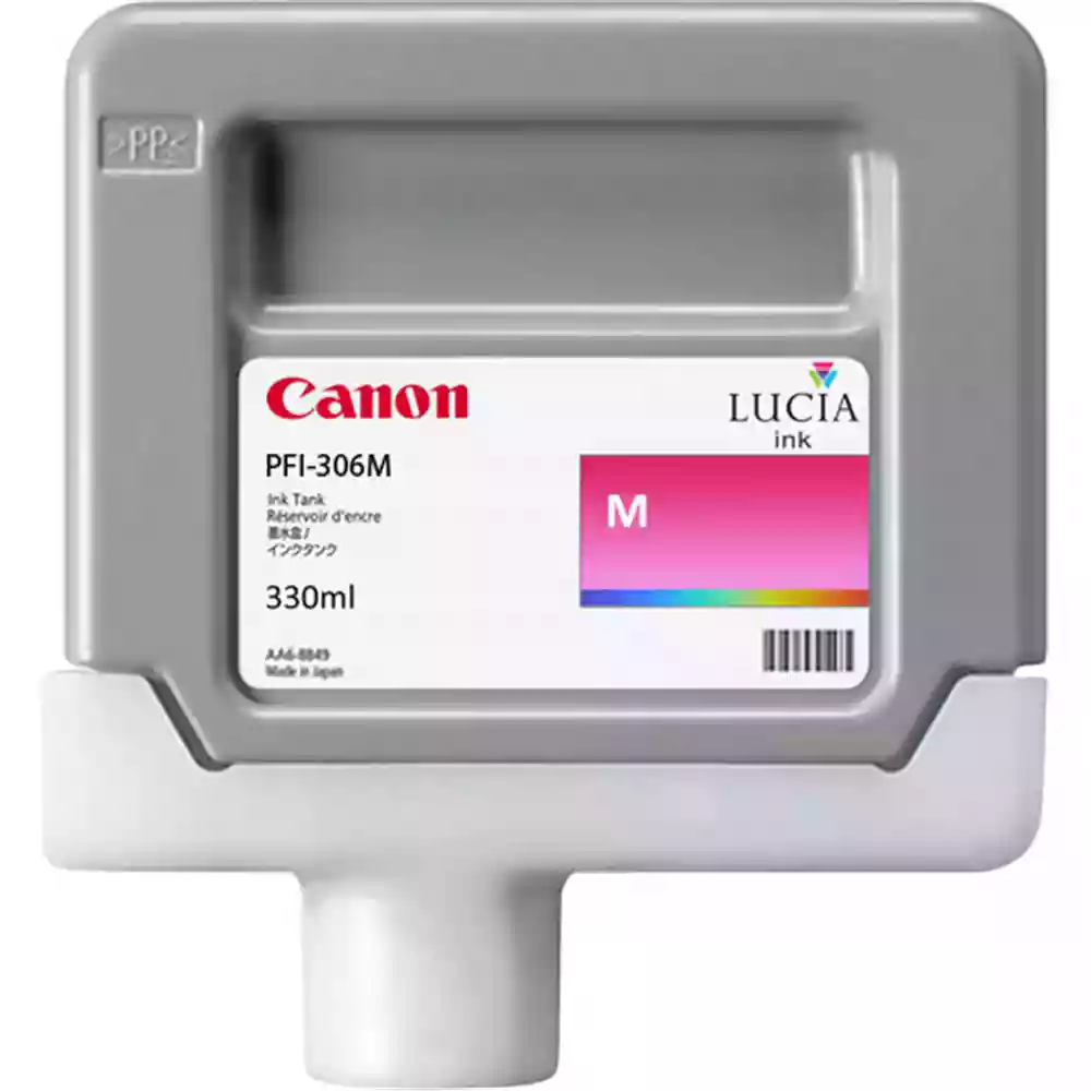 Canon PFI-306M Magenta Pigment Ink Tank Cartridge - 330ml