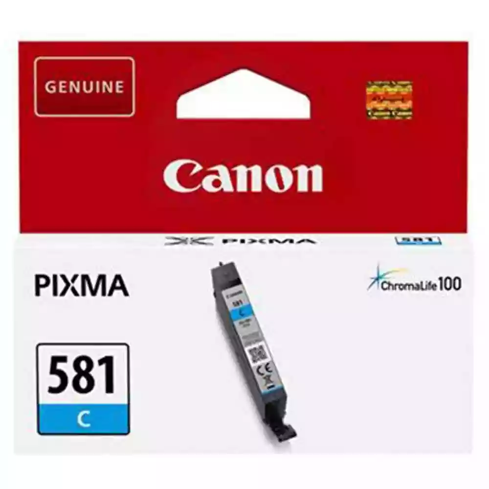 Canon CLI-581 Cyan Ink Cartridge - Pixma TS8150 TR8550 TS6150 TS9150 TS9155 TS6151