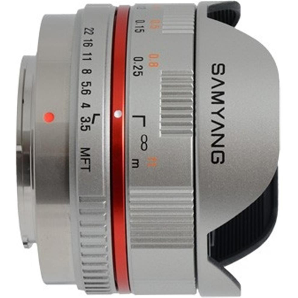 Samyang 7 5mm F 3 5 Fisheye Mft Lens Silver Park Cameras