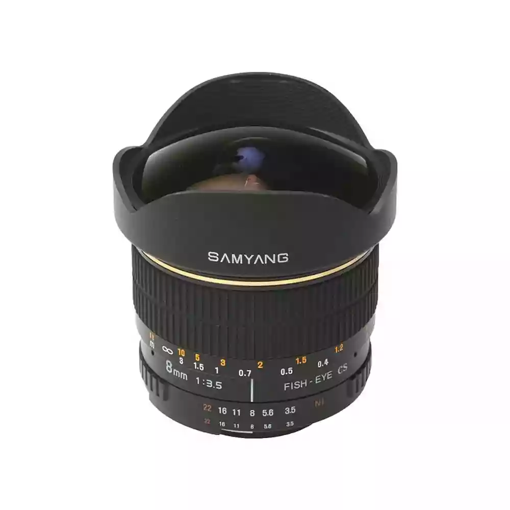 Samyang 8mm f/3.5 Asph IF MC Fisheye CS II DH Lens Nikon DX