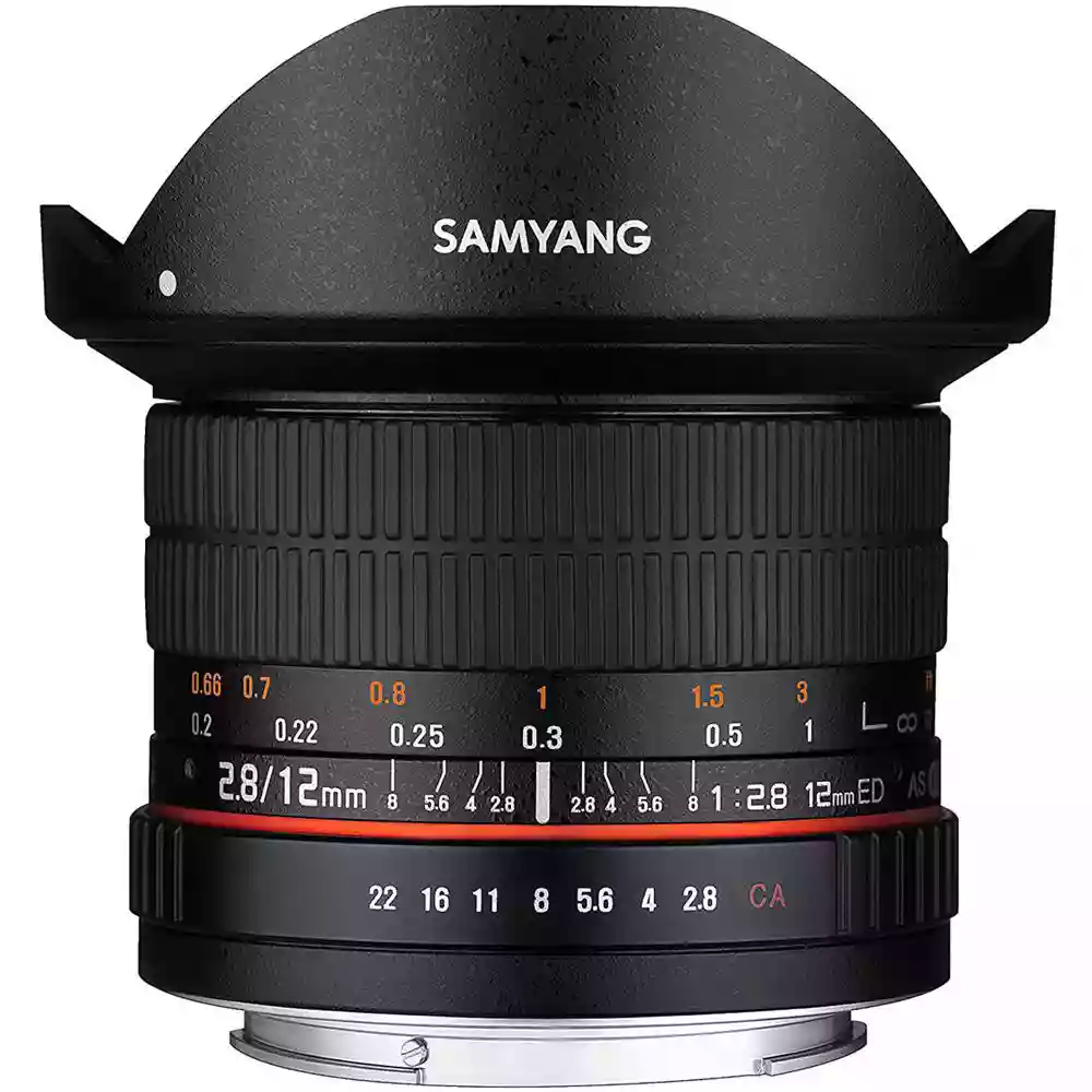 Used Samyang 12mm f/2.8 ED AS NCS Fisheye Lens - Canon EF