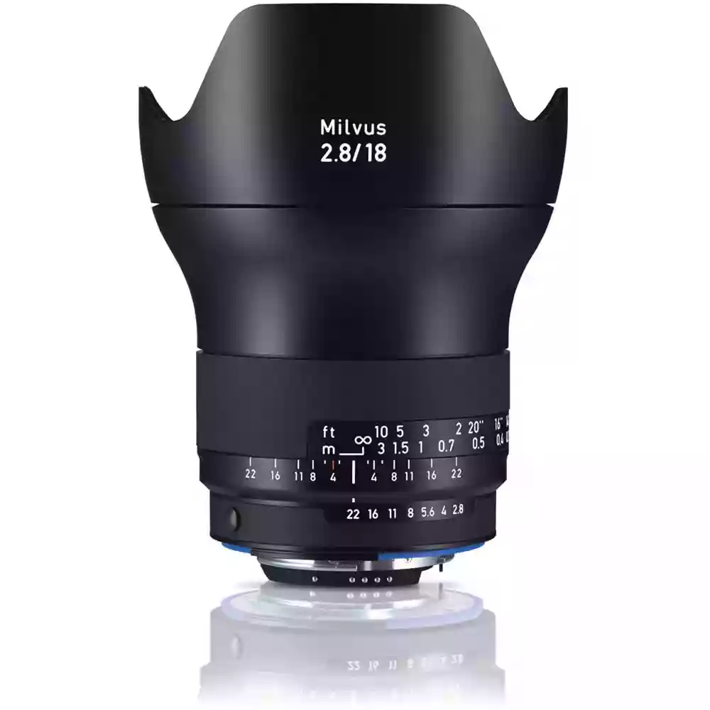 Zeiss Milvus 18mm f/2.8 Distagon T* ZF.2 Lens Nikon F