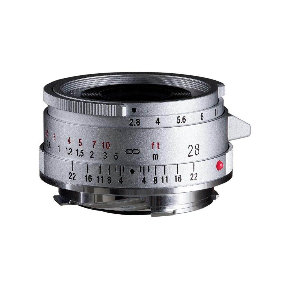 Voigtlander 28mm f/2.8 Color-Skopar Aspherical VM Lens Type II Silver