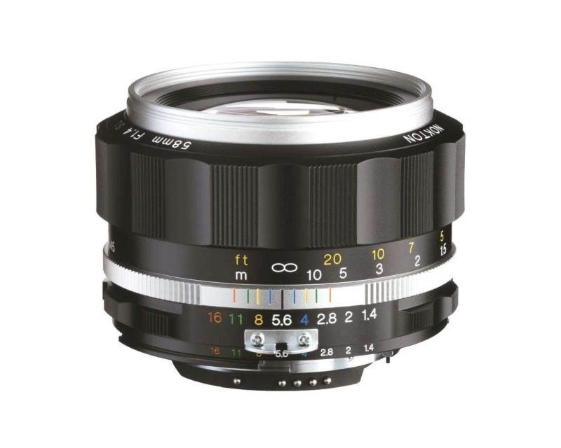 Voigtlander 58mm f/1.4 SL II-S Nokton Silver Lens for Nikon F