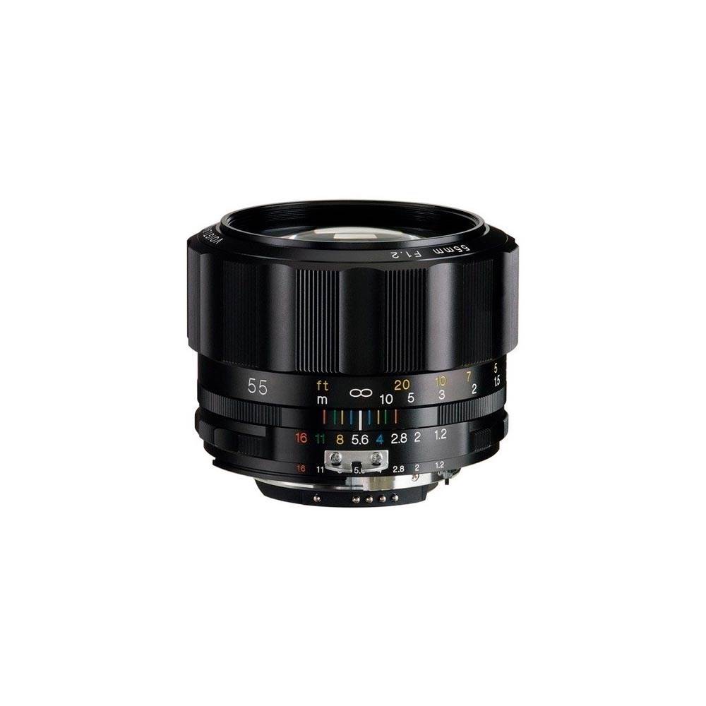 Voigtlander 55mm f/1.2 SL IIs Nokton Lens Nikon F Mount Black