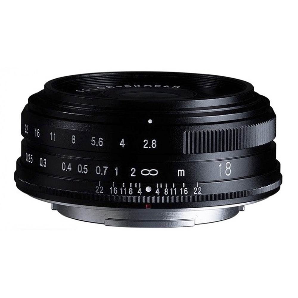 Voigtlander 18mm f2.8 Color-Skopar Fuji X Mount Lens Black